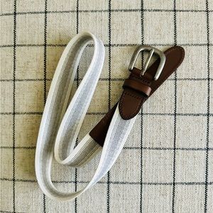 JANIE & JACK Boys Belt Leather Size 6-8